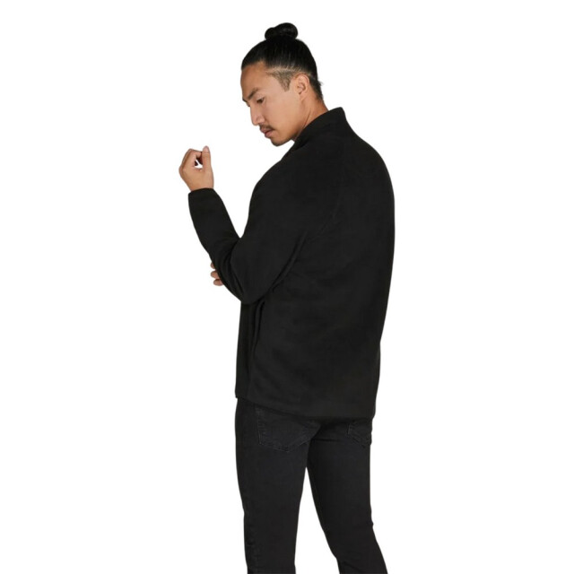 Signature Microfleece tagless fleecejack met rits voor dames UTFK1793_darkblack large
