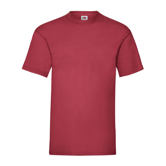 Fruit of the Loom Heren valueweight t-shirt UTFK1802_brickred large