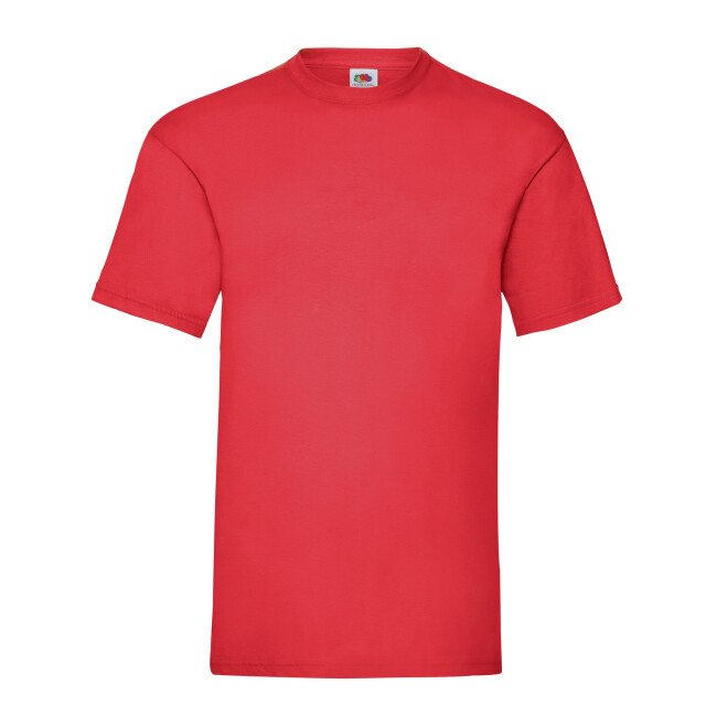 Fruit of the Loom Unisex adult waardevol t-shirt UTLT1940_red large