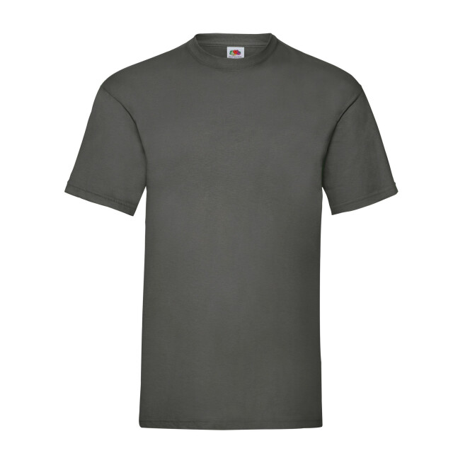 Fruit of the Loom Unisex adult waardevol t-shirt UTLT1940_lightgraphitesolid large