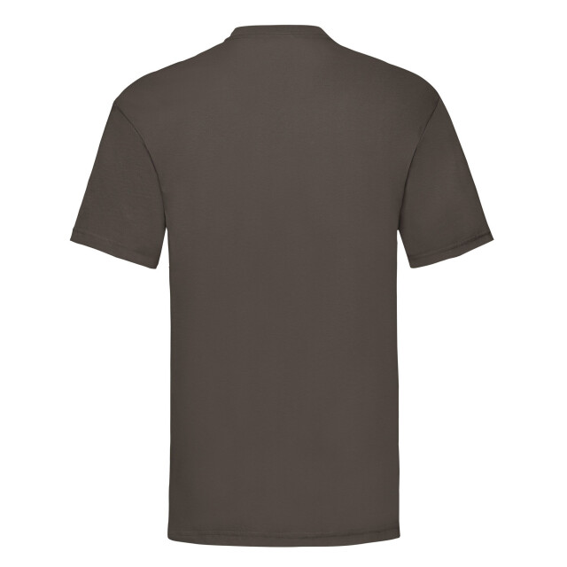 Fruit of the Loom Unisex adult waardevol t-shirt UTLT1940_chocolate large