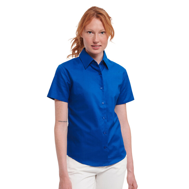 Russell Athletic Dames klassiek oxford overhemd UTFK1927_brightroyal large