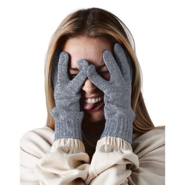 Beechfield Slimme handschoenen voor volwassenen UTFK1795_heathergrey large