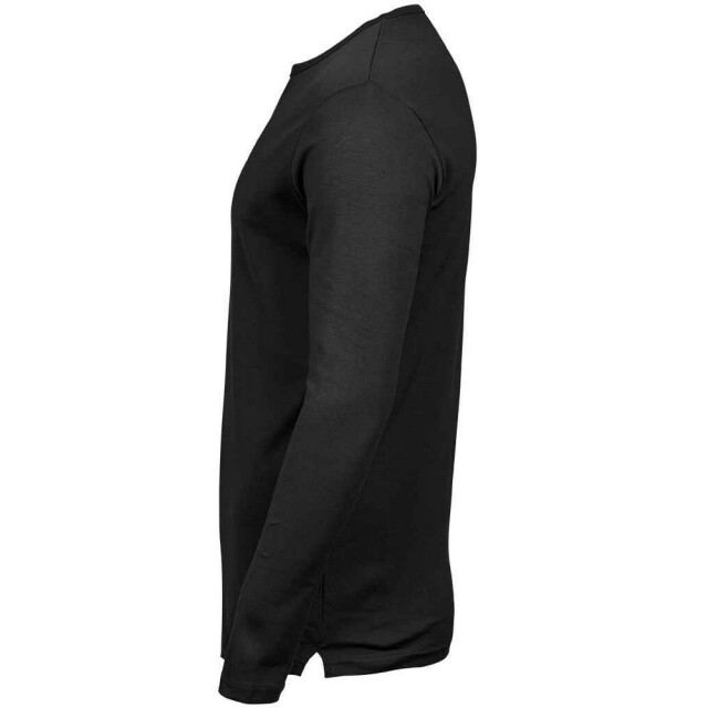Tee Jays Heren t-shirt met lange mouwen in elkaar grijpend UTFK1763_black large