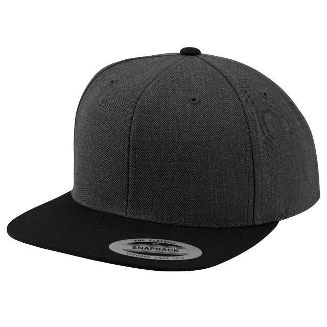 Yupoong Klassieke tweekleurige snapback cap UTFK1774_charcoalblack large