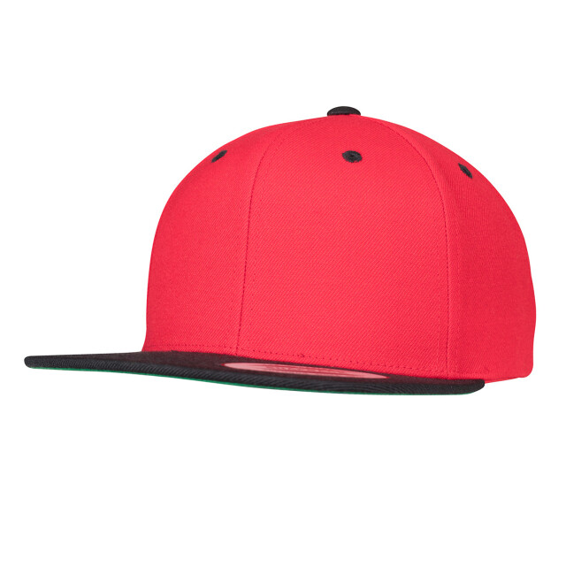 Yupoong Klassieke tweekleurige snapback cap UTFK1774_redblack large