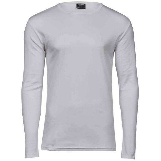 Tee Jays Heren t-shirt met lange mouwen in elkaar grijpend UTFK1763_white large