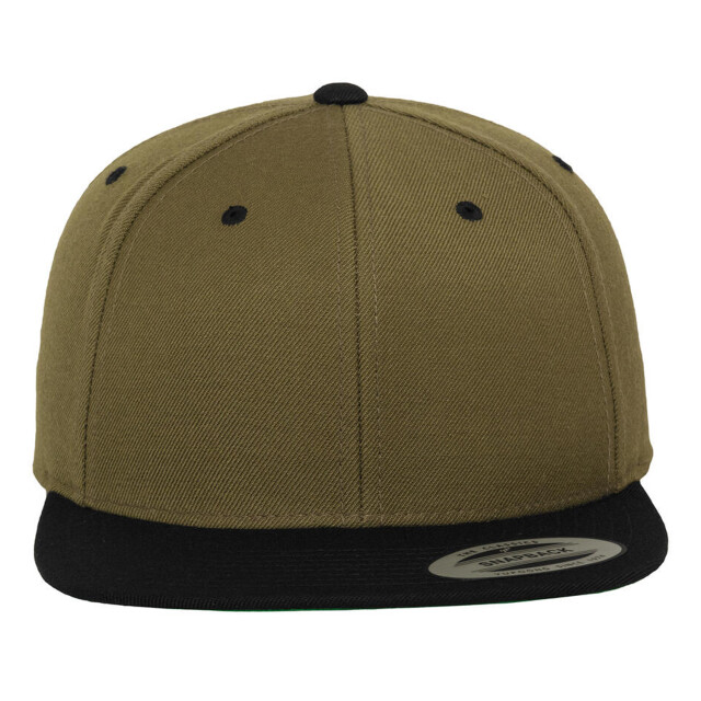 Yupoong Klassieke tweekleurige snapback cap UTFK1774_oliveblack large