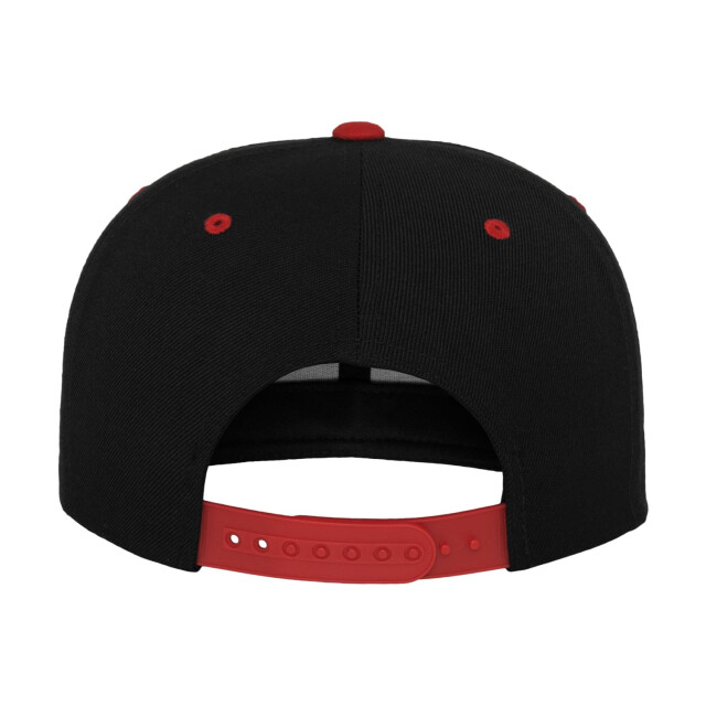 Yupoong Klassieke tweekleurige snapback cap UTFK1774_blackred large