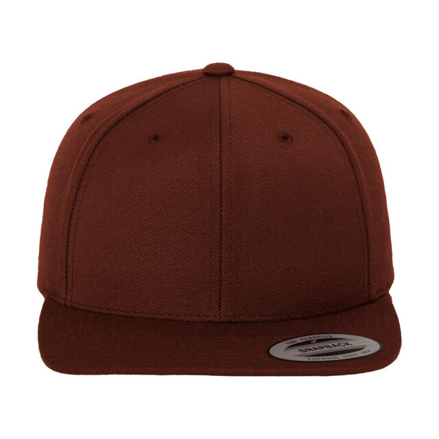 Yupoong Klassieke effen snapback cap UTFK1839_brown large