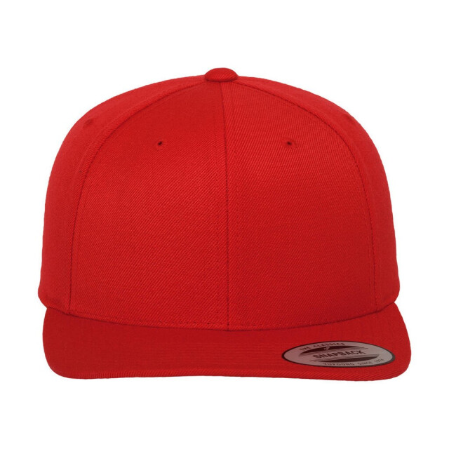 Yupoong Klassieke effen snapback cap UTFK1839_red large