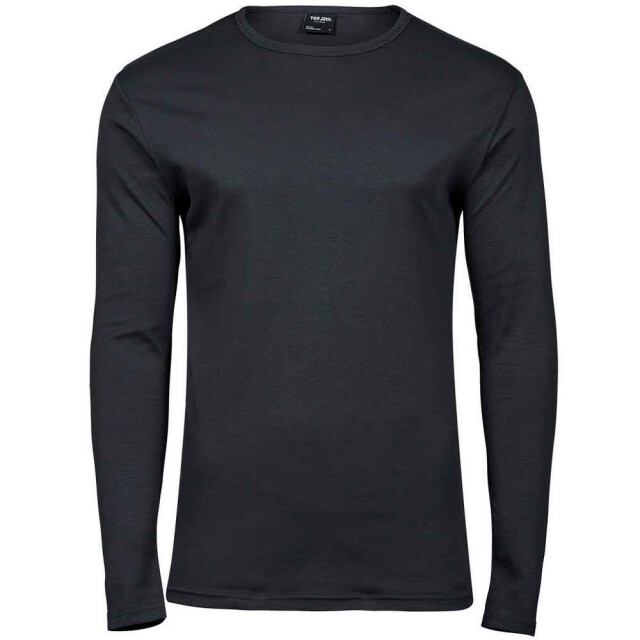 Tee Jays Heren t-shirt met lange mouwen in elkaar grijpend UTFK1763_darkgrey large