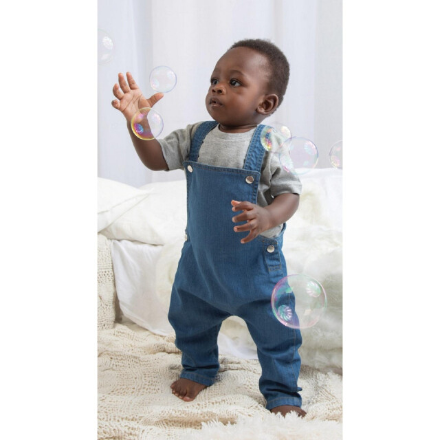 Babybugz Baby rocks denim dungarees UTFK173_denimblue large