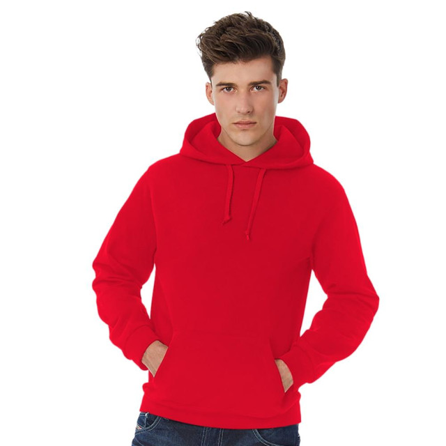 B and C B&c volwassenen unisex id. 203 50/50 sweatshirt met kappen UTFK156_red large