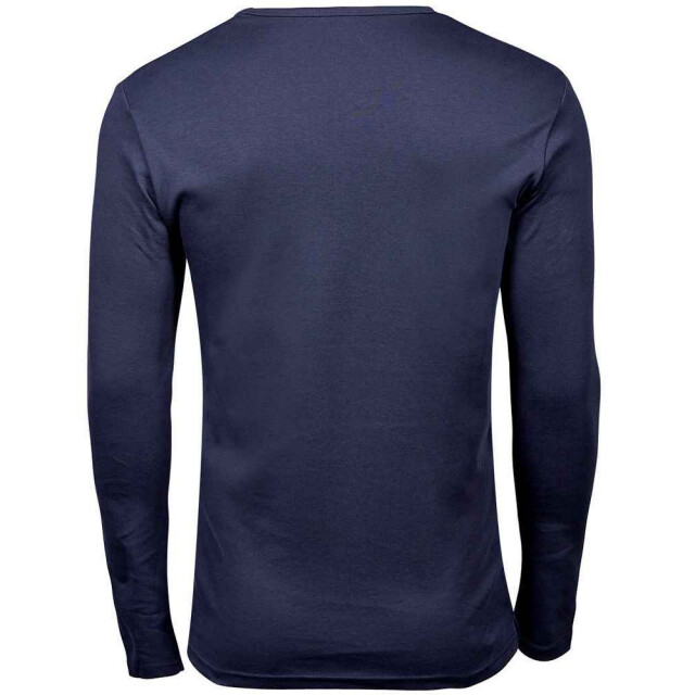 Tee Jays Heren t-shirt met lange mouwen in elkaar grijpend UTFK1763_navy large
