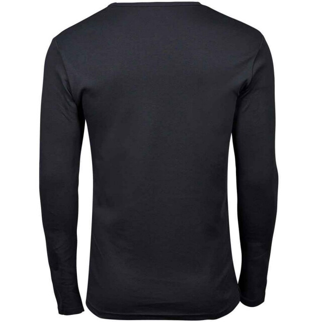 Tee Jays Heren t-shirt met lange mouwen in elkaar grijpend UTFK1763_darkgrey large