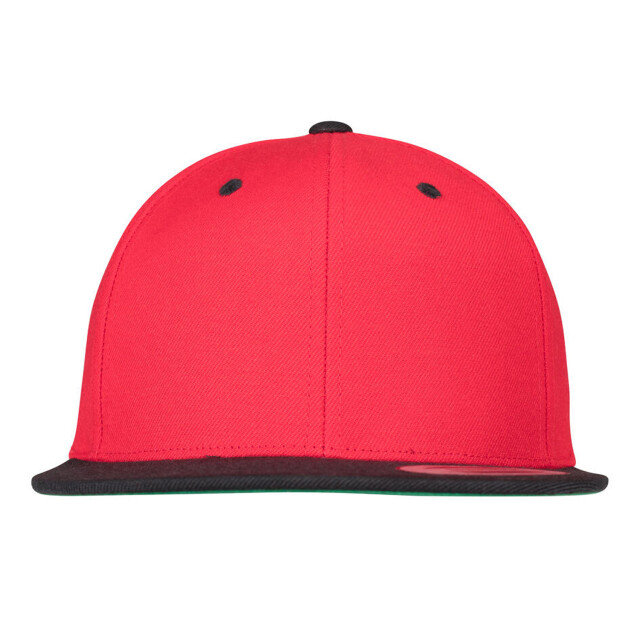 Yupoong Klassieke tweekleurige snapback cap UTFK1774_redblack large