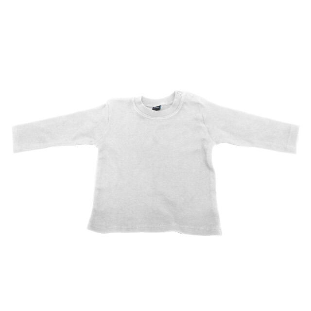 Babybugz Babymeisje lange mouwen tee / baby en peuterkleding UTFK165_white large