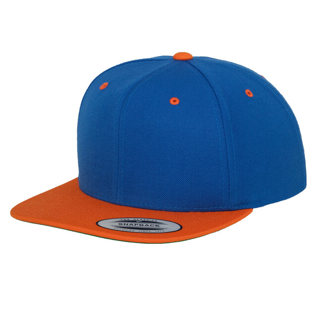 Yupoong Klassieke tweekleurige snapback cap UTFK1774_royalblueorange large