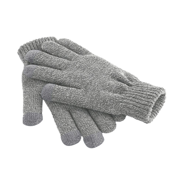 Beechfield Slimme handschoenen voor volwassenen UTFK1795_heathergrey large