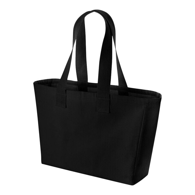 Westford Mill Canvas alledaagse boodschappentas UTFK1668_black large