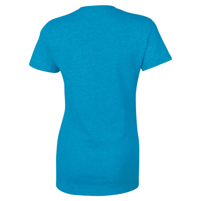 Gildan Dames heather zwaar t-shirt UTFK1753_sapphire large