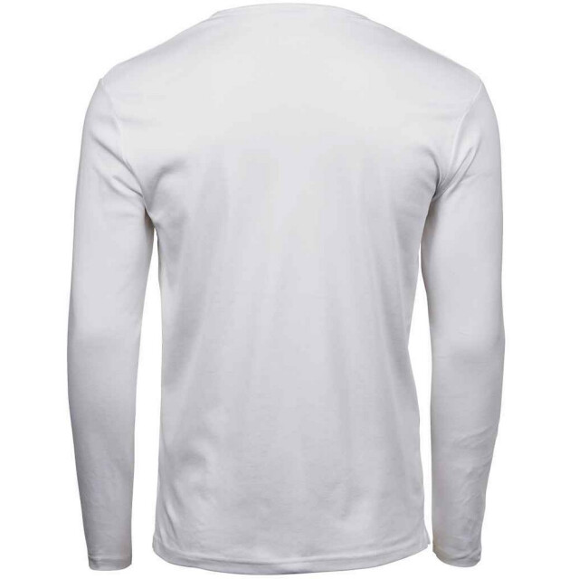 Tee Jays Heren t-shirt met lange mouwen in elkaar grijpend UTFK1763_white large