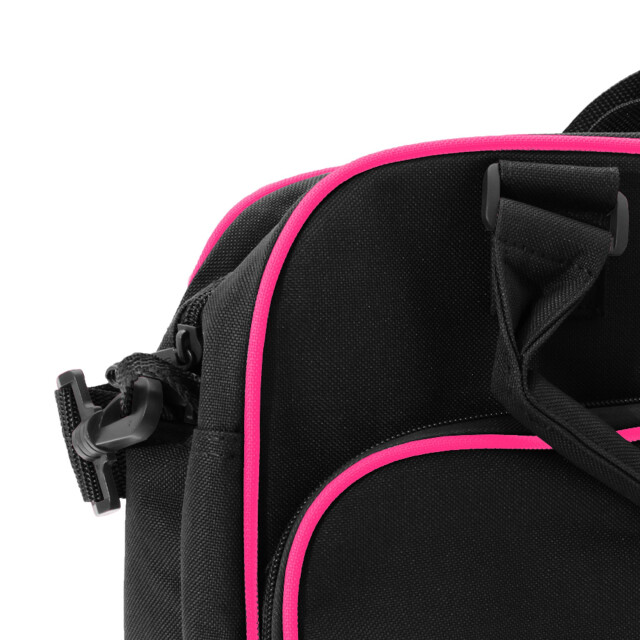 Bagbase Compacte junior dance messenger bag (15 liter) UTFK187_blackfuchia large