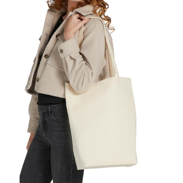 SG Canvas shopper met lange hengsels UTFK1968_natural large