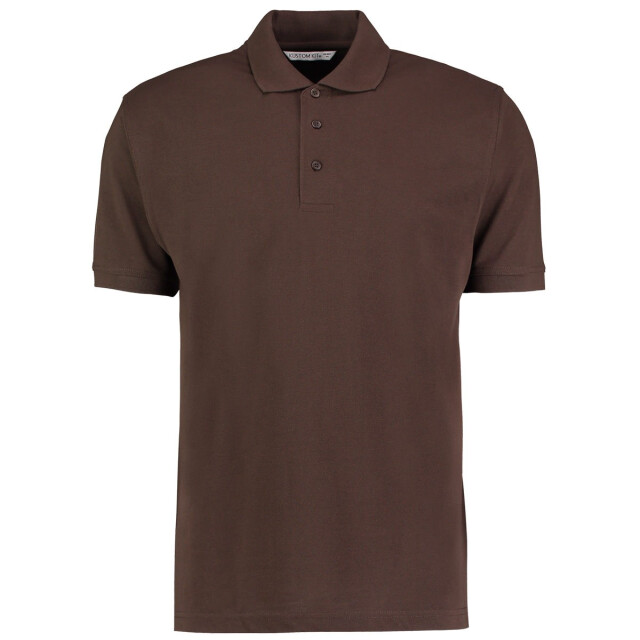 Kustom Kit Heren superwash 60c klassiek poloshirt UTFK1629_chocolate large