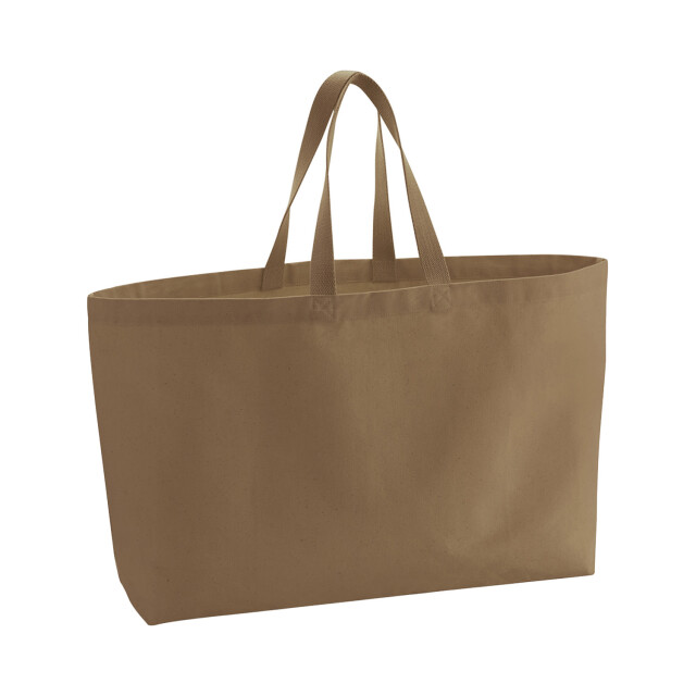 Westford Mill Canvas oversized draagtas UTFK1634_caramel large