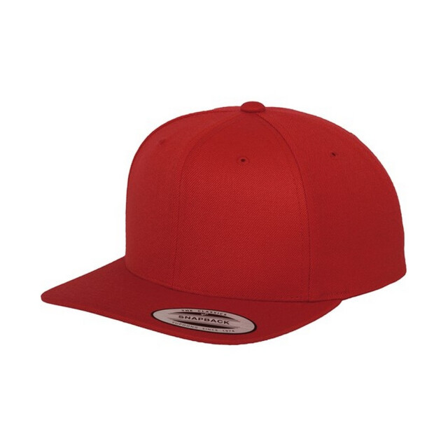 Yupoong Klassieke effen snapback cap UTFK1839_red large