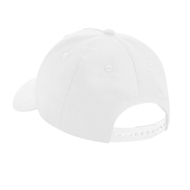 Beechfield 5 panelen biologisch katoenen baseball cap UTFK1504_white large