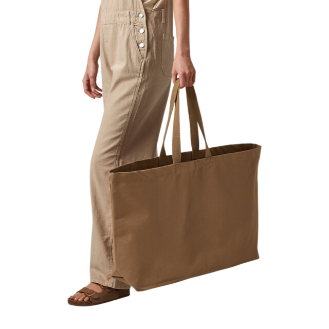 Westford Mill Canvas oversized draagtas UTFK1634_caramel large