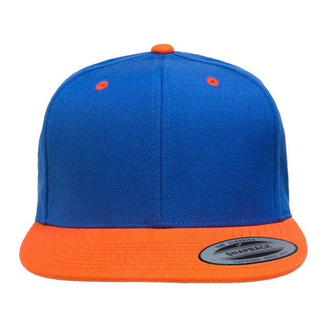 Yupoong Klassieke tweekleurige snapback cap UTFK1774_royalblueorange large