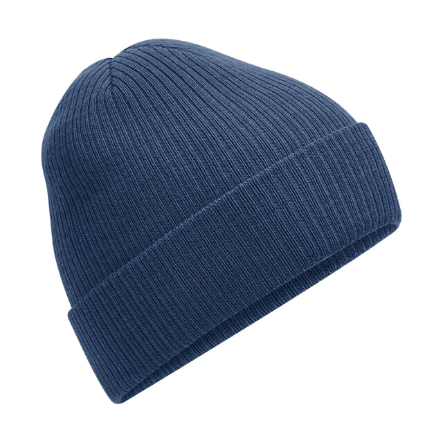 Beechfield Geribde muts polylana UTFK1595_steelblue large
