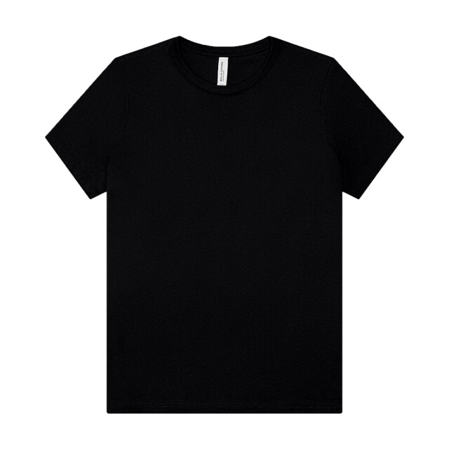 Bella + Canvas Dames jersey relaxed fit t-shirt met korte mouwen UTFK1604_black large