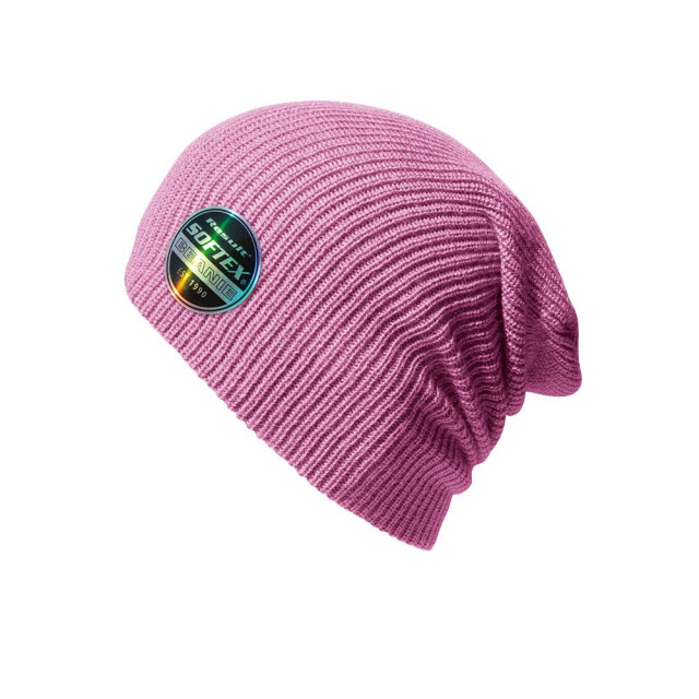 Result Zachte muts voor volwassenen UTFK1577_ribbonpink large