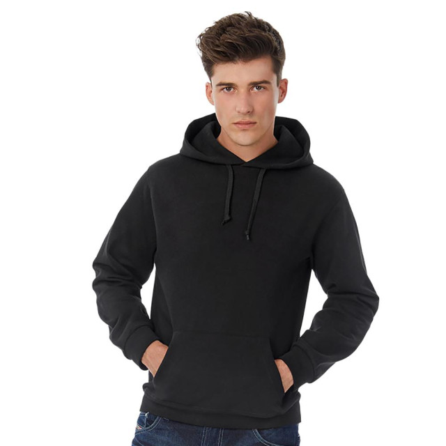 B and C B&c volwassenen unisex id. 203 50/50 sweatshirt met kappen UTFK156_black large