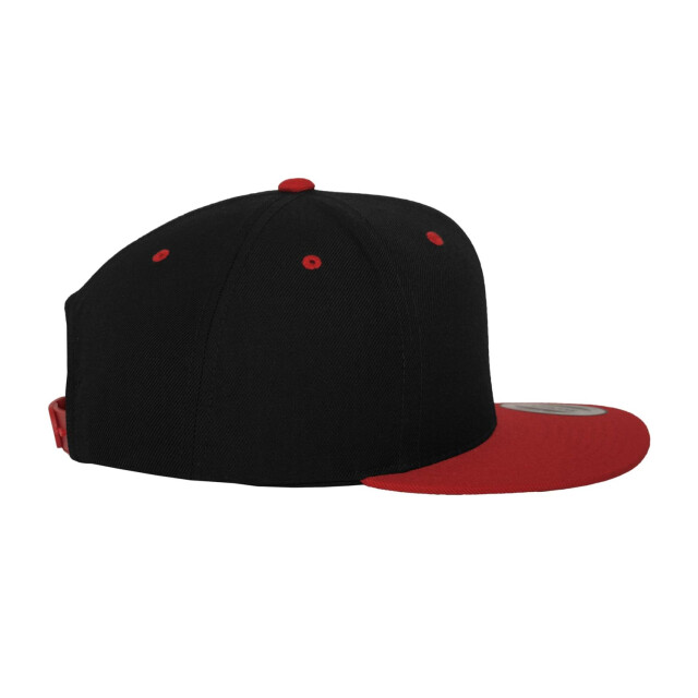 Yupoong Klassieke tweekleurige snapback cap UTFK1774_blackred large