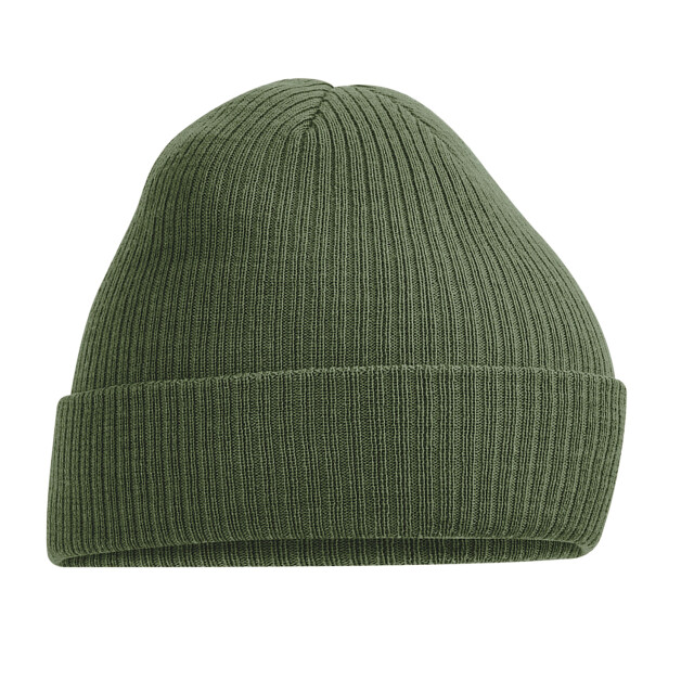 Beechfield Geribde muts polylana UTFK1595_olivegreen large