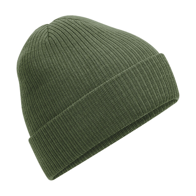 Beechfield Geribde muts polylana UTFK1595_olivegreen large
