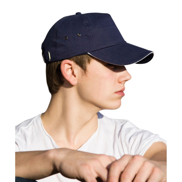 Result Pluche sandwich piekmuts UTFK1721_navywhite large