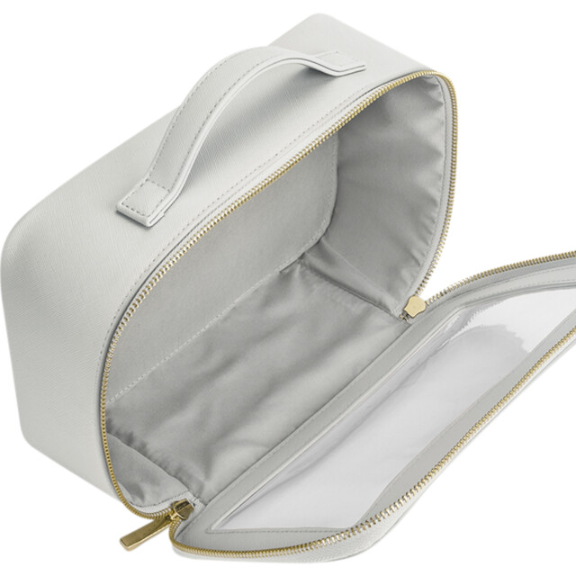 Bagbase Boutique clear toiletry bag UTFK1722_softgrey large