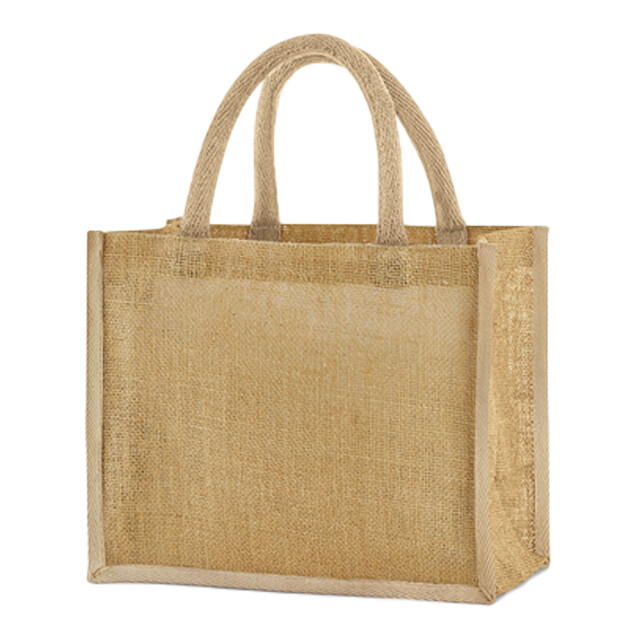 Westford Mill Midi gesteven jute 14l boodschappentas UTFK1670_natural large