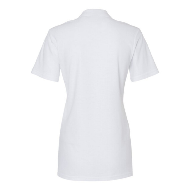 Gildan Dames pique soft touch poloshirt UTFK1622_white large