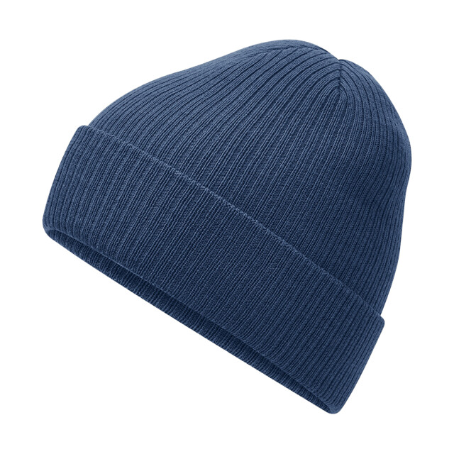 Beechfield Geribde muts polylana UTFK1595_steelblue large