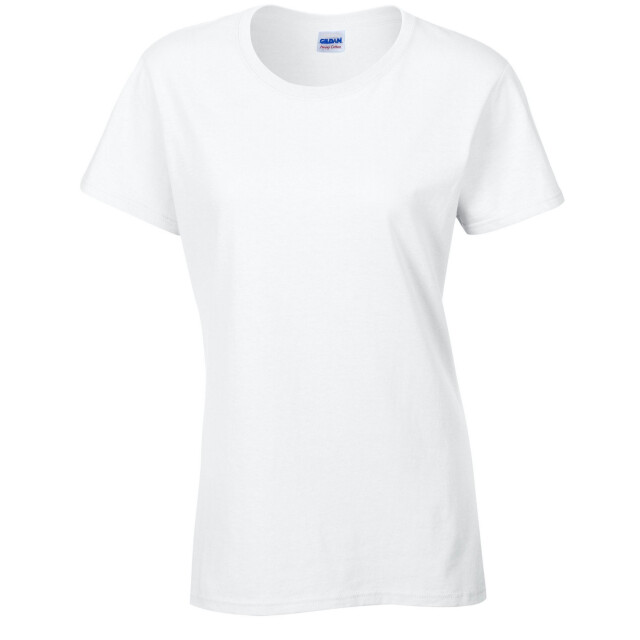 Gildan Dames t-shirt van zwaar katoen UTFK1605_white large