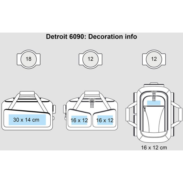 Shugon Detroit trolley holdall duffle bag (75 liter) UTFK1318_greyblack large