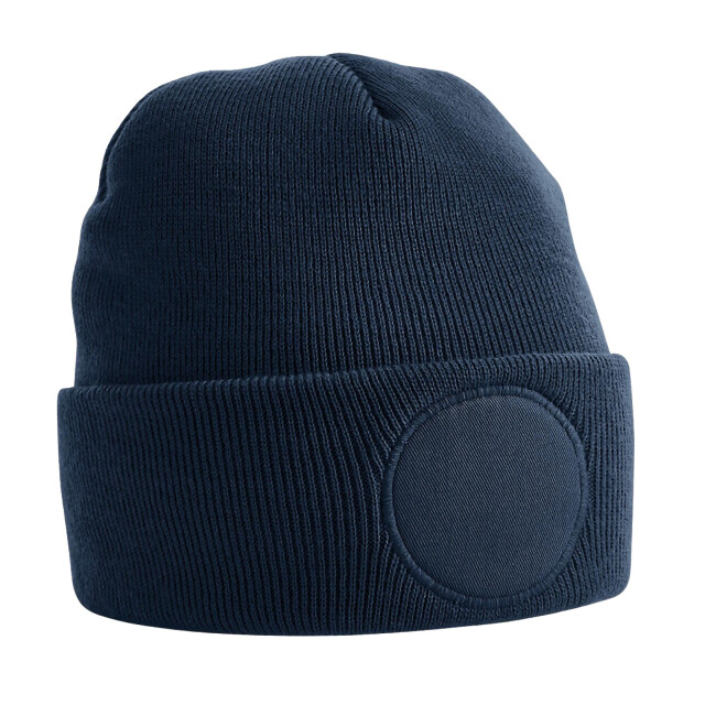 Beechfield Unisex patch beanie voor volwassenen UTFK1176_frenchnavy large